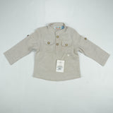 SHIRT KURTA FRONT POCKET BOYS OFF WHITE INFANT