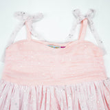 FROCK FANCY SHOULDER STRAP PINK TODDLER