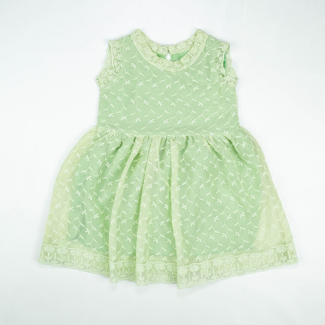 FROCK A LINE CHICKEN GREEN TODDLER