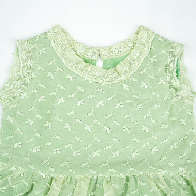 FROCK A LINE CHICKEN GREEN TODDLER