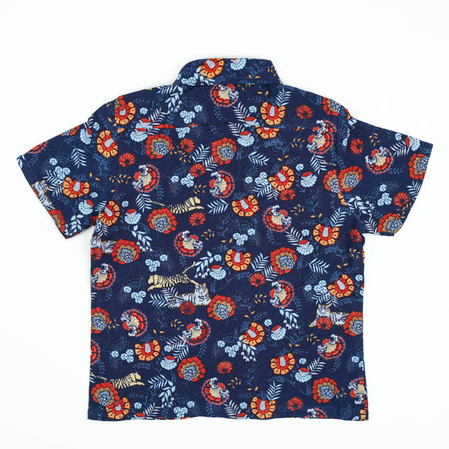 T SHIRT HAWAI BLUE TIGER TOODLER