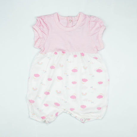 JUMPSUIT CONTRAS BOTTOM PINK INFANT