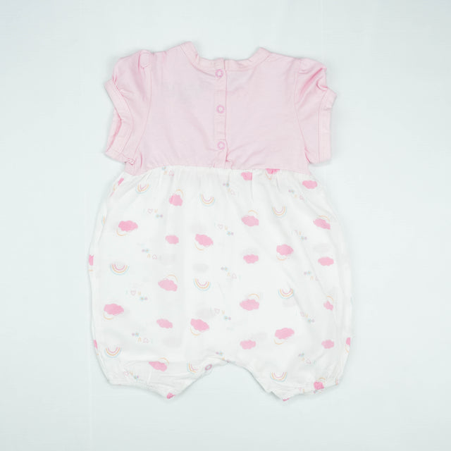 JUMPSUIT CONTRAS BOTTOM PINK INFANT