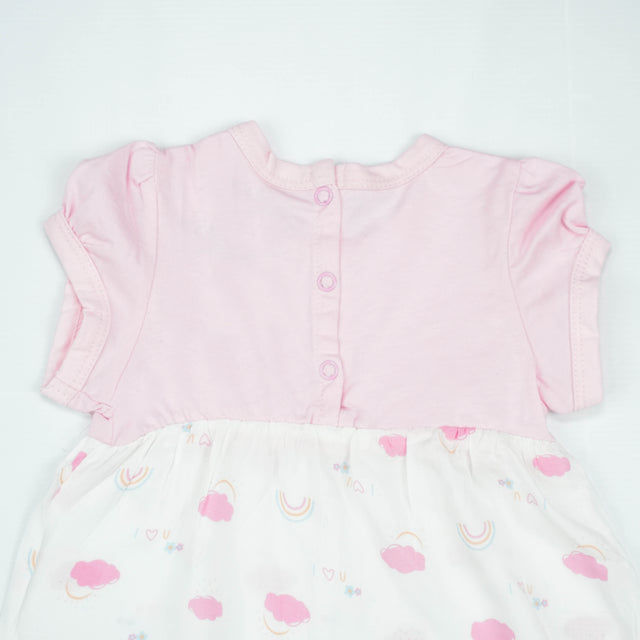 JUMPSUIT CONTRAS BOTTOM PINK INFANT