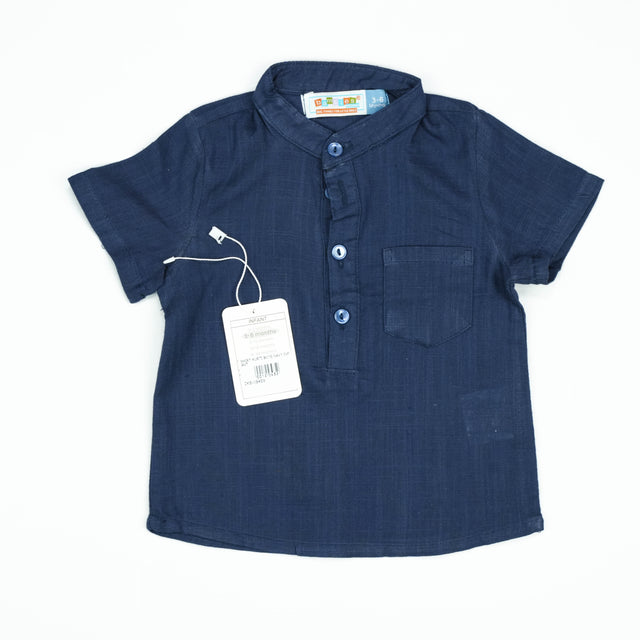 SHIRT KURTI BOYS NAVY INFANT