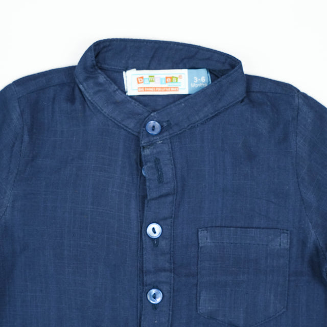 SHIRT KURTI BOYS NAVY INFANT