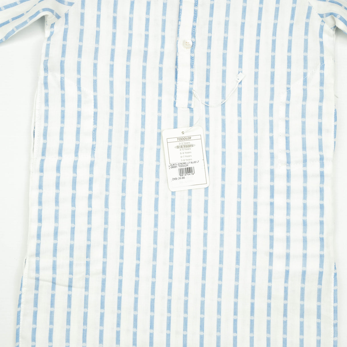 KURTA STRIPES LT BLUE LT GREEN TODDLER