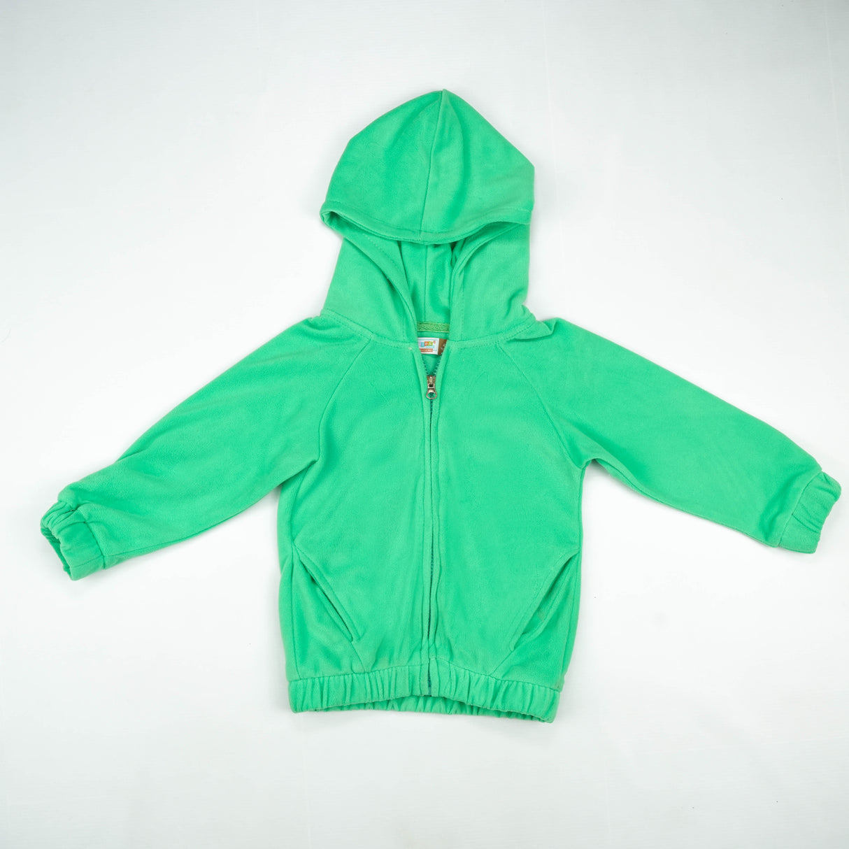 HOODIE BOTTOM RIB GREEN TODDLER