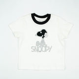 T SHIRT BLACK SNOOPY WHITE INFANT