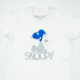 T SHIRT BLACK SNOOPY  OFF WHITE INFANT