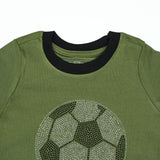 T SHIRT FOOTBALL GREEN TODDLER