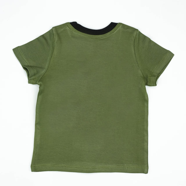 T SHIRT FOOTBALL GREEN TODDLER