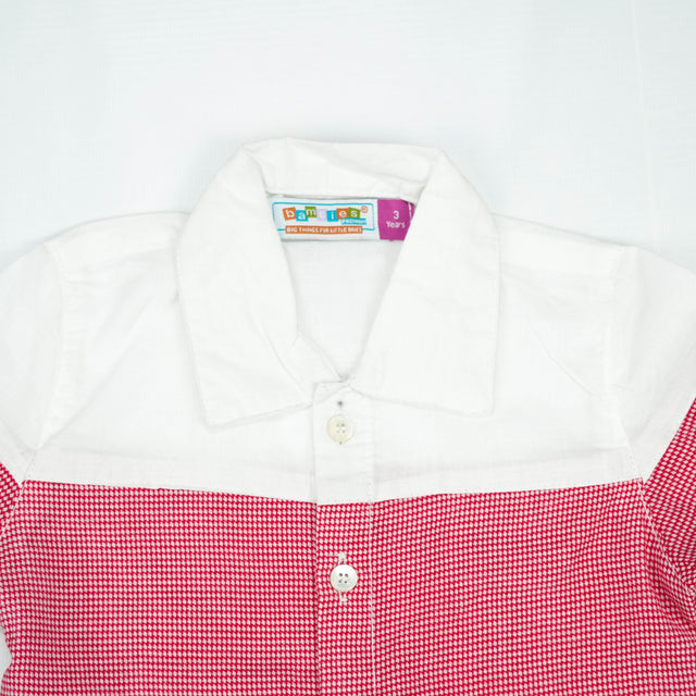 SHIRT CUT & SEW BOYS RED TODDLER