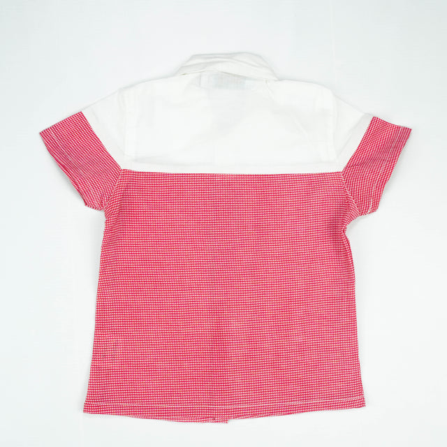 SHIRT CUT & SEW BOYS RED TODDLER