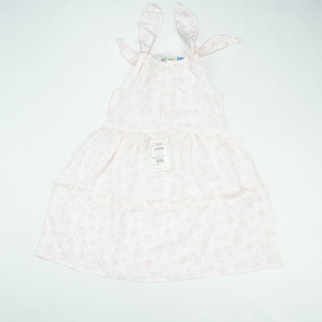 FROCK FLAIR FRILL BODY PINK FLORAL INFANT