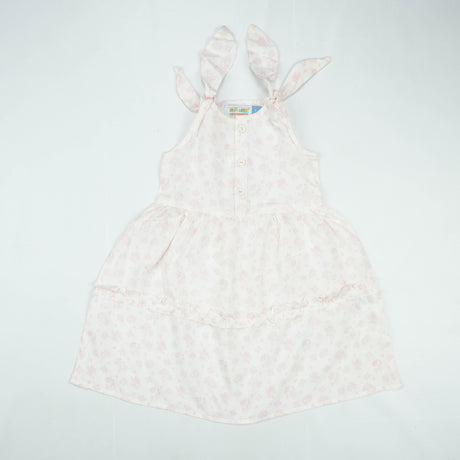 FROCK FLAIR FRILL BODY PINK FLORAL INFANT