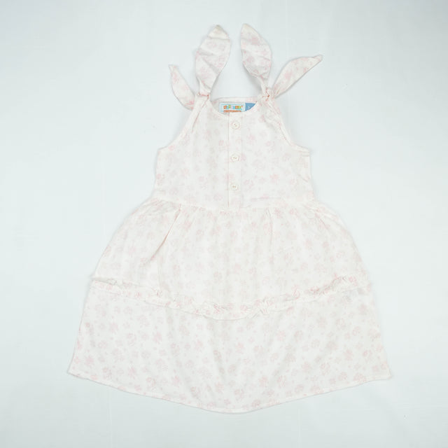 FROCK FLAIR FRILL BODY PINK FLORAL INFANT