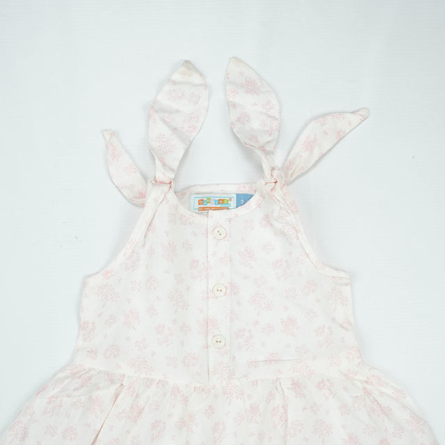 FROCK FLAIR FRILL BODY PINK FLORAL INFANT