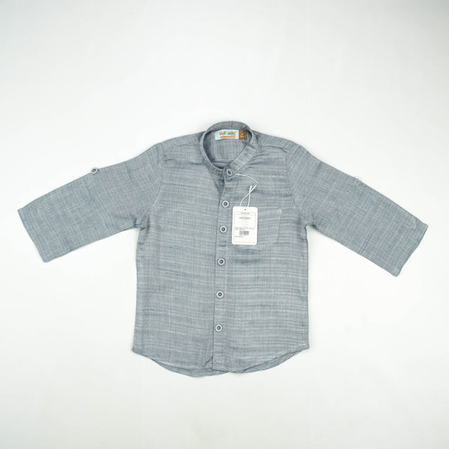 SHIRT FRONT POCKET BOYS BLACK TOODLER