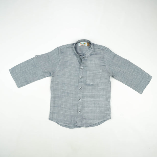 SHIRT FRONT POCKET BOYS BLACK TOODLER