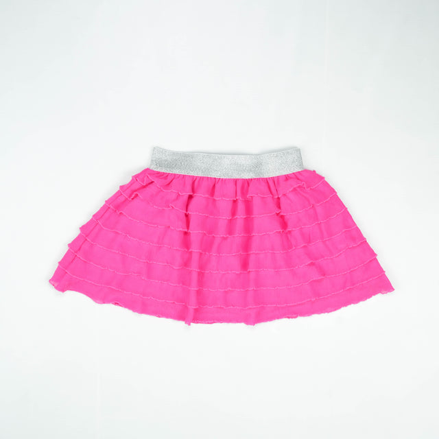 SKIRTS WITH FRILL PINK