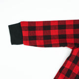 ROMPER FLEECES RED CHECK INFANT