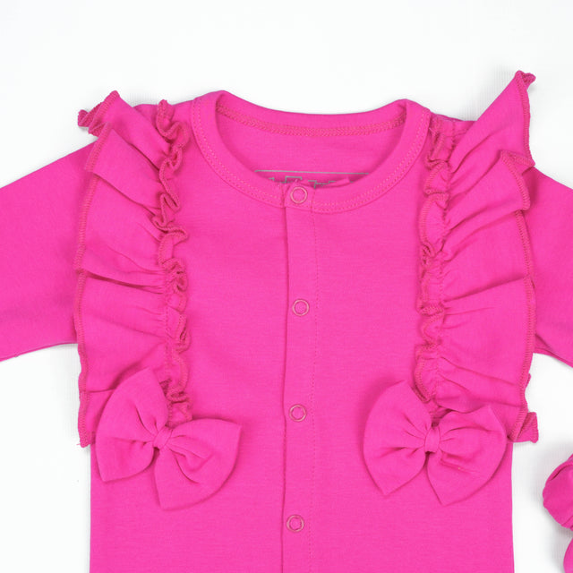 ROMPER FANCY FRILL S.PINK INFANT