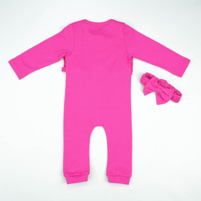 ROMPER FANCY FRILL S.PINK INFANT