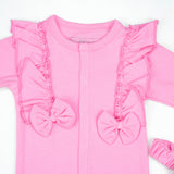 ROMPER FANCY FRILL PINK INFANT