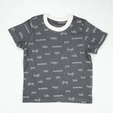 T SHIRT LAUGH GREY TODDLER