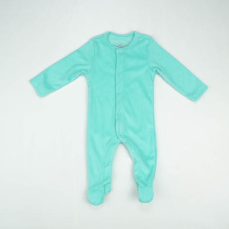 ROMPER TERRY MINT GREEN INFANT