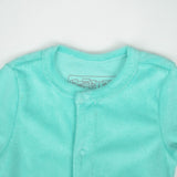 ROMPER TERRY MINT GREEN INFANT