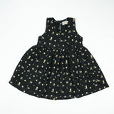 FROCK MOCK NECK BLACK YELLOW INFANT