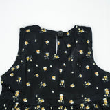 FROCK MOCK NECK BLACK YELLOW INFANT