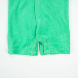 ROMPER TERRY WITH HOODIE GREEN INFANT