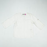 KURTI ROUND COLLAR BOYS WHITE TODDLER