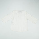 KURTI ROUND COLLAR BOYS WHITE TODDLER