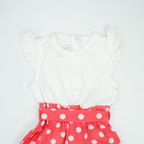 JUMPSUIT PINK POLKA INFANT