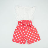 JUMPSUIT PINK POLKA INFANT