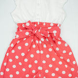 JUMPSUIT PINK POLKA INFANT