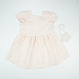 FROCK JACQUARD sleeve Peach Toddler