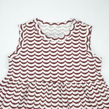 FROCK A-LINE BROWN LINE  TODDLER