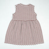 FROCK A-LINE BROWN LINE  TODDLER