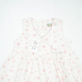 FROCK MOCK NECK pink Flower infant