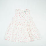 FROCK MOCK NECK pink Flower infant