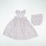 FROCK 2 PC SUIT LILAC INFANT