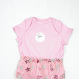 BODYSUIT WITH FRILL LT PINK INFANT