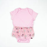 BODYSUIT WITH FRILL LT PINK INFANT