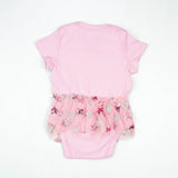 BODYSUIT WITH FRILL LT PINK INFANT