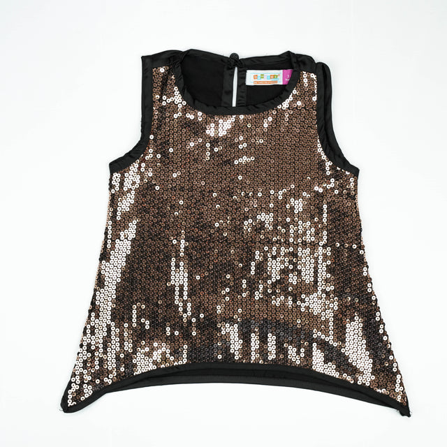 TOP SEQUINS COPPER TODDLER